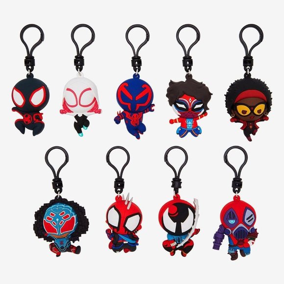 Marvel Across the Spider-verse 3D Foam Mystery Bag Clip - Picture 2 of 4